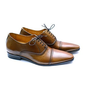 Aft11x Tan Leather Shoes 6 5 Cm Taller Stylish Elevator Shoes 3