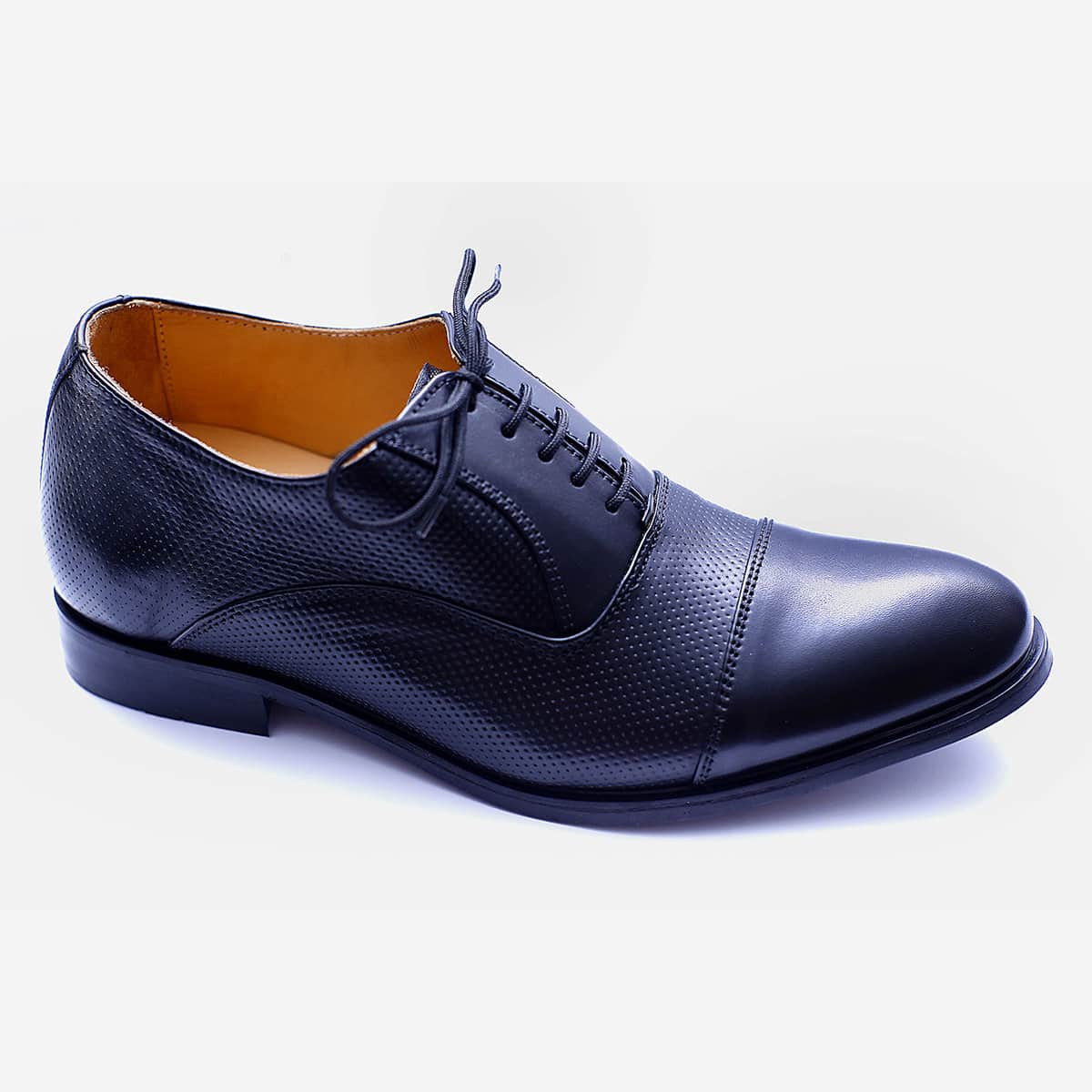 Afl93x Leather Oxford Elevator Shoes – 6.5 Cm Taller