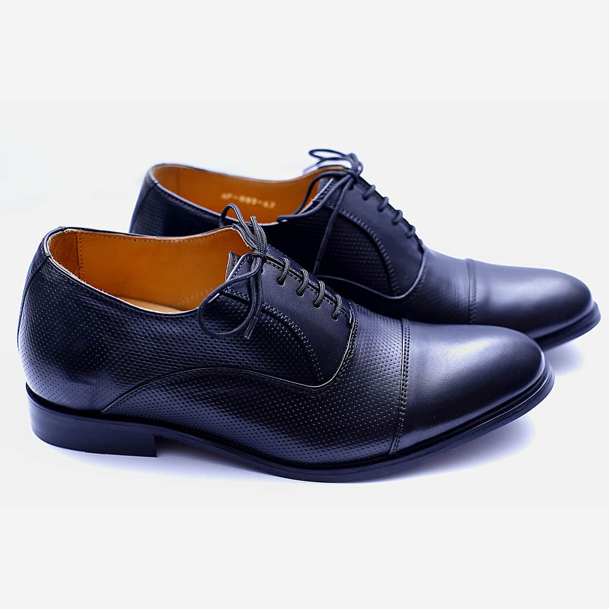 Afl93x Leather Oxford Elevator Shoes – 6.5 Cm Taller