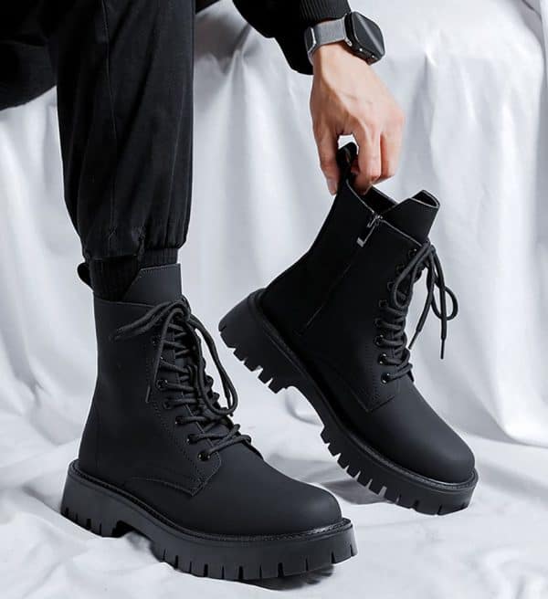 Gbls Black Height Increasing Boots 8 Cm Taller 2