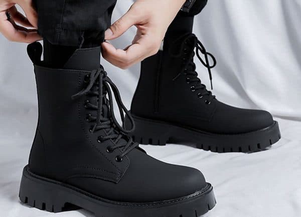 Gbls Black Height Increasing Boots 8 Cm Taller 4